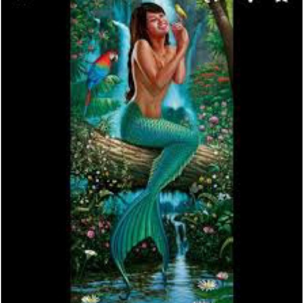 Y2K Mermaid Poster Print “Land Of Enchantment” by Wil Cormier 23.5”X12” NEW 2006